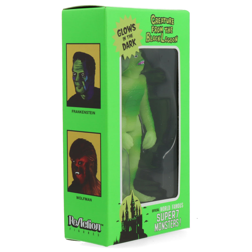 Universal Monsters Super Creature Glow ReAction Figure - Creature from the Black Lagoon Collectible Toy for Horror Fans & Movie Enthusiasts | Perfect for Display, Halloween Decor, and Pop Culture Collections