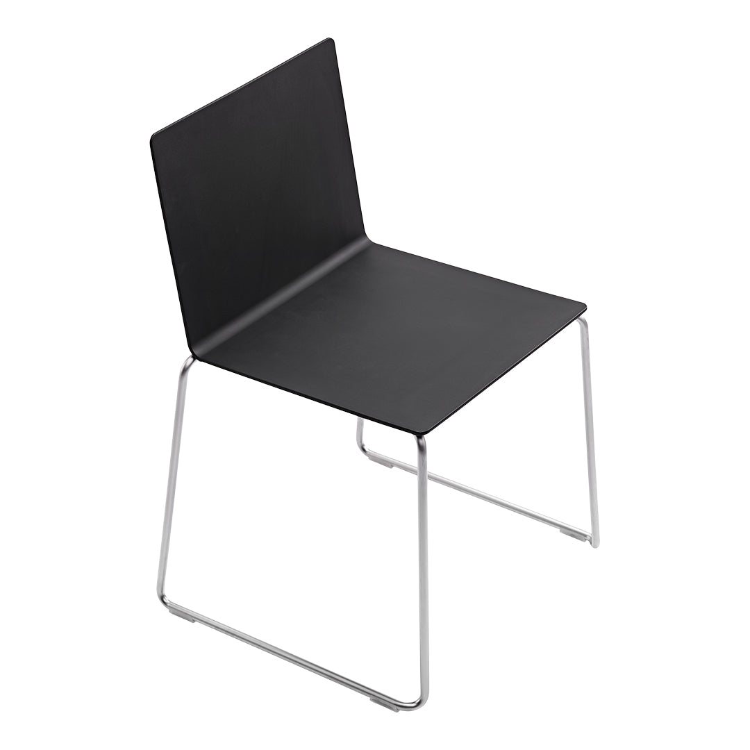 Modern Dry Side Chair with Sled Base - Stackable Dining Chair for Home, Office & Restaurant - Perfect for Small Spaces & Multi-Purpose Use