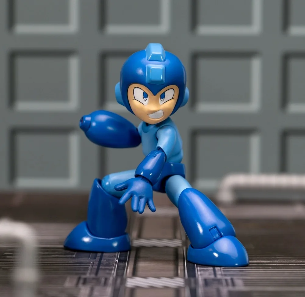 Jada Toys Mega Man Ice Man 6-Inch 1/12 Scale Action Figure - Collectible Toy for Display, Gaming & Cosplay Scenes