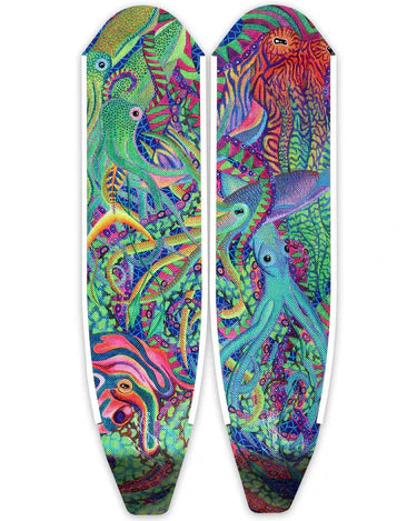 Naomi Gittoes Free Diving Fin Blades - Premium Cephalopod Design for Spearfishing & Underwater Exploration | Scuba Diving Gear & Ocean Adventure Equipment
