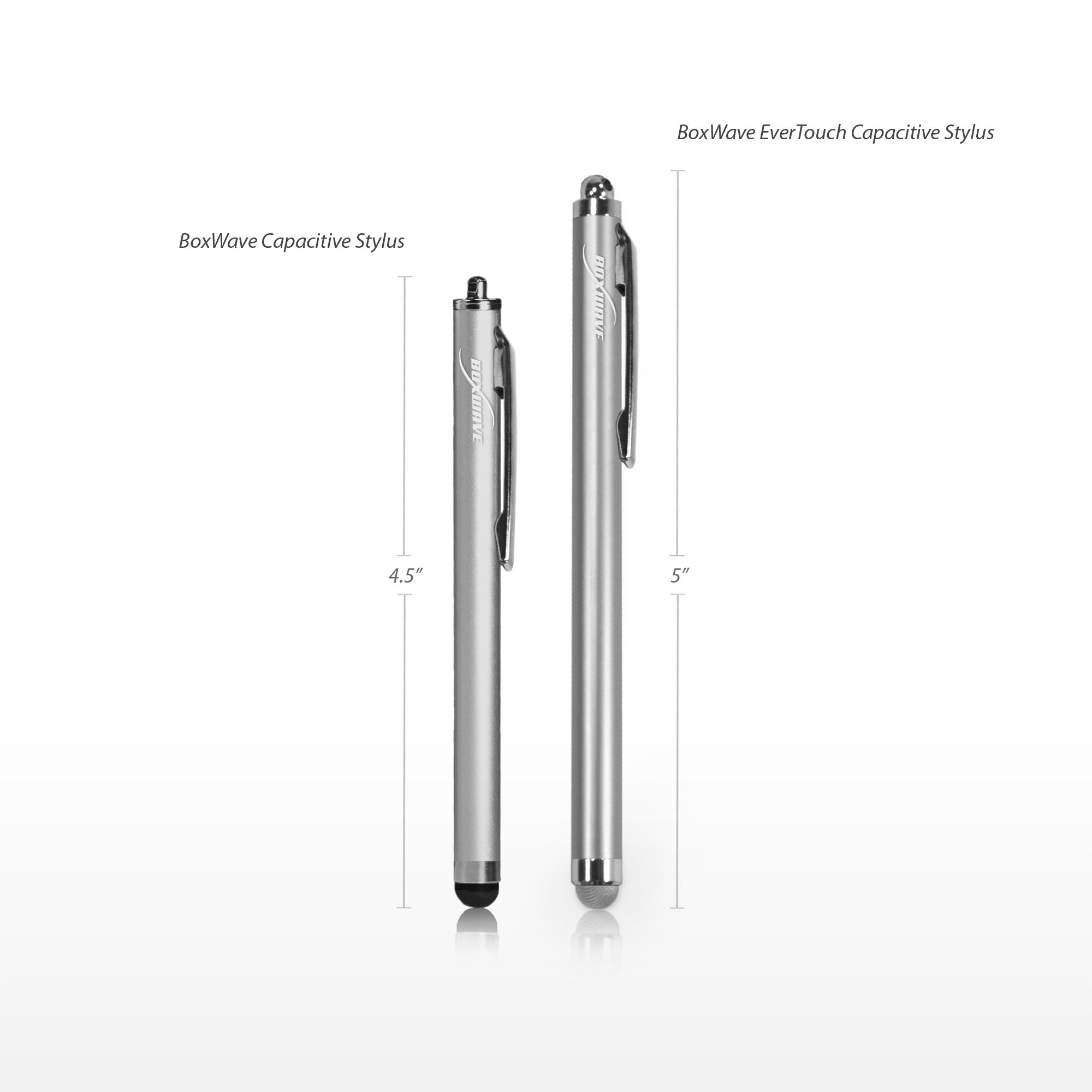 BoxWave EverTouch Capacitive Stylus Pen for Acer Liquid A1 - Fiber Tip Precision Stylus in Jet Black | Perfect for Drawing, Note-Taking & Touchscreen Navigation