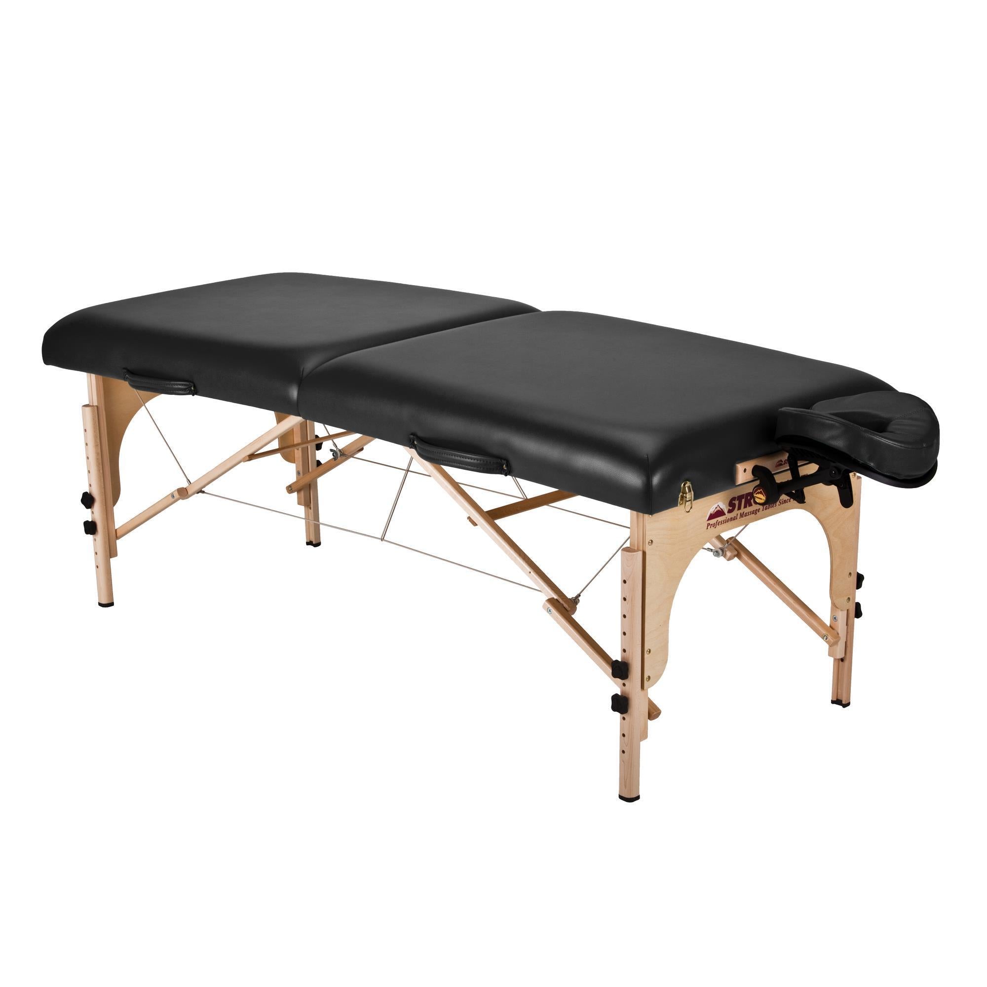 Earthlite Classic Deluxe Portable Massage Table with Carrying Case - Professional Foldable Massage Bed for Home, Spa & Therapy Sessions