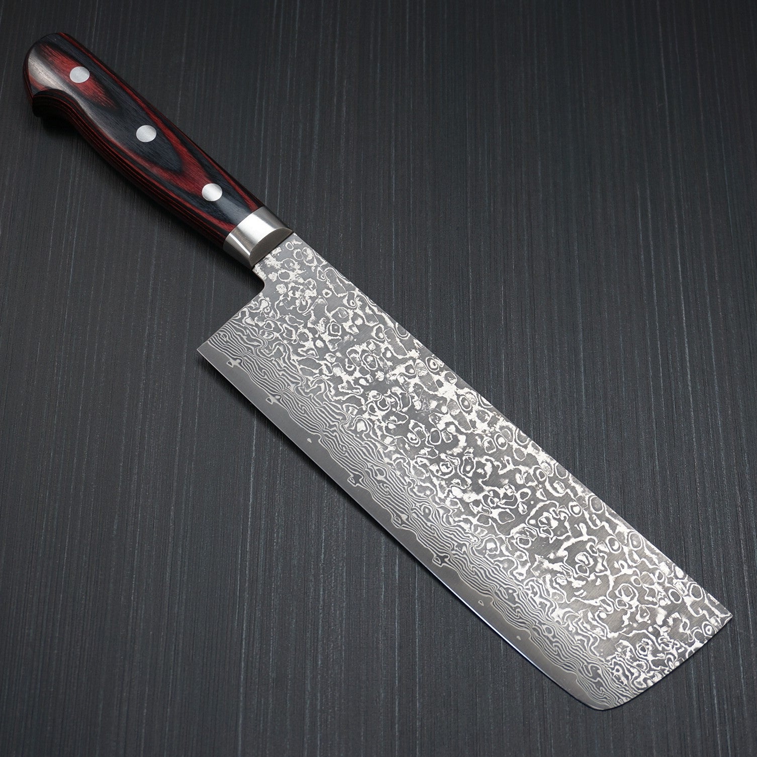 Premium Japanese Kato VG10 63-Layer Damascus Steel Nakiri Knife with Black Finish - Professional Vegetable Chopper for Home Chefs & Sushi Preparation