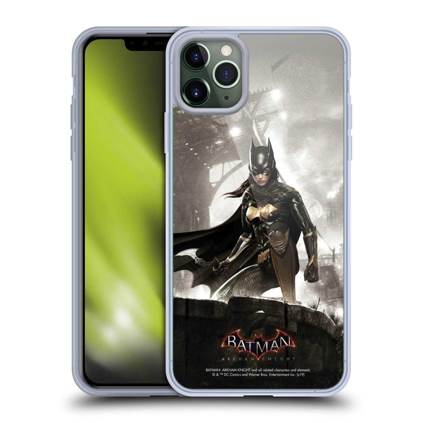 Officially Licensed Batman Arkham Knight Batgirl Soft Gel Case for Apple iPhone 11 Pro Max - Protective Phone Cover for Superhero Fans, Gaming Enthusiasts & Comic Collectors