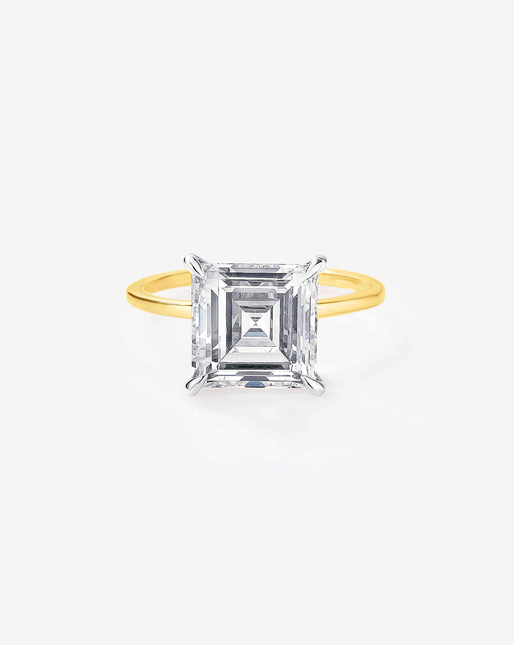 3.05 Carat Asscher Cut Diamond Whisper Thin® Wedding Band - Perfect for Engagement Rings & Anniversary Gifts