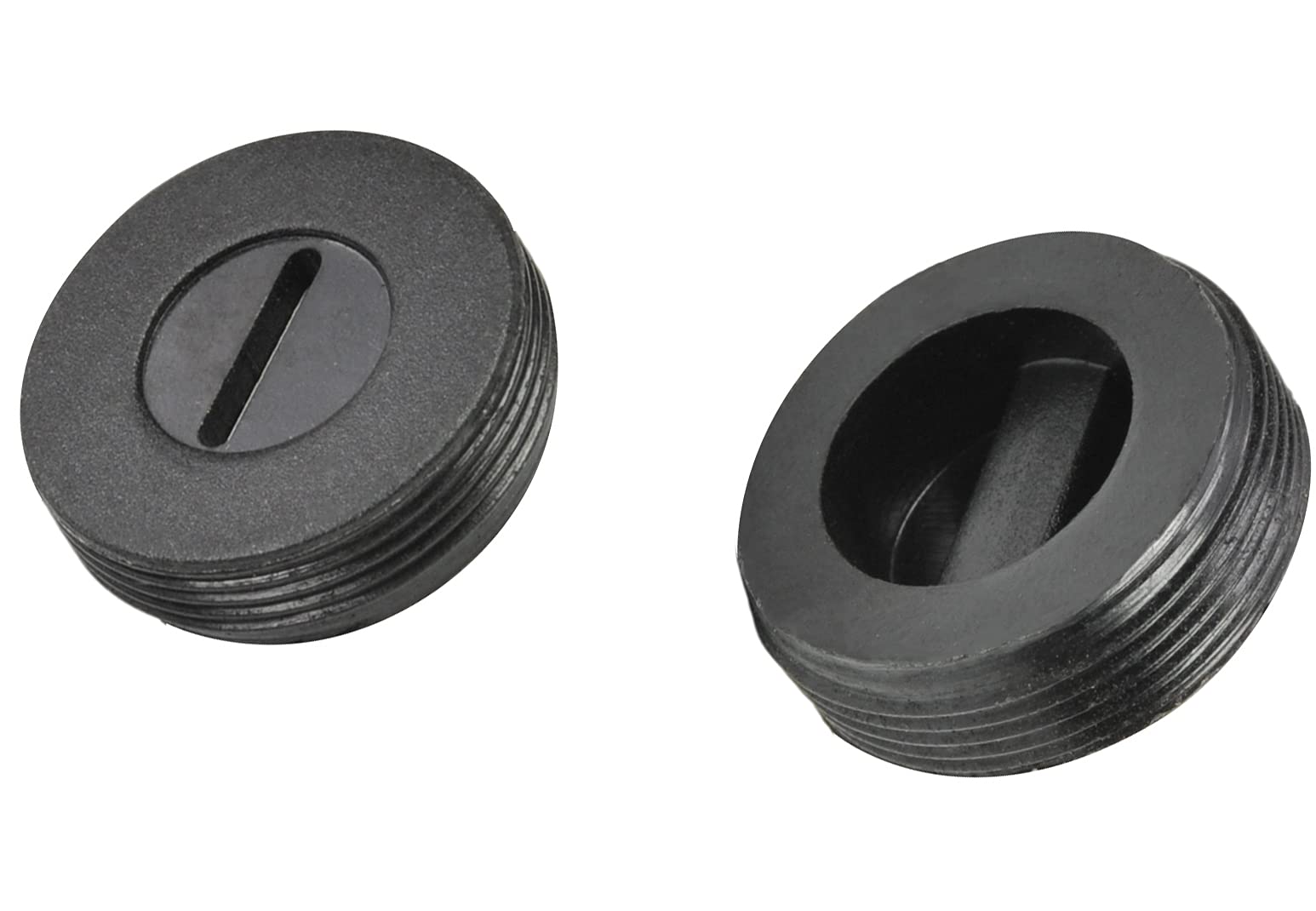 Yinpecly 22mm OD Carbon Brush Holder Caps - Motor Brush Cover Plastic Fitting Thread for Electric Grinder & Rotary Hammer - Black (2PCS) - Perfect for Power Tool Maintenance & DIY Projects