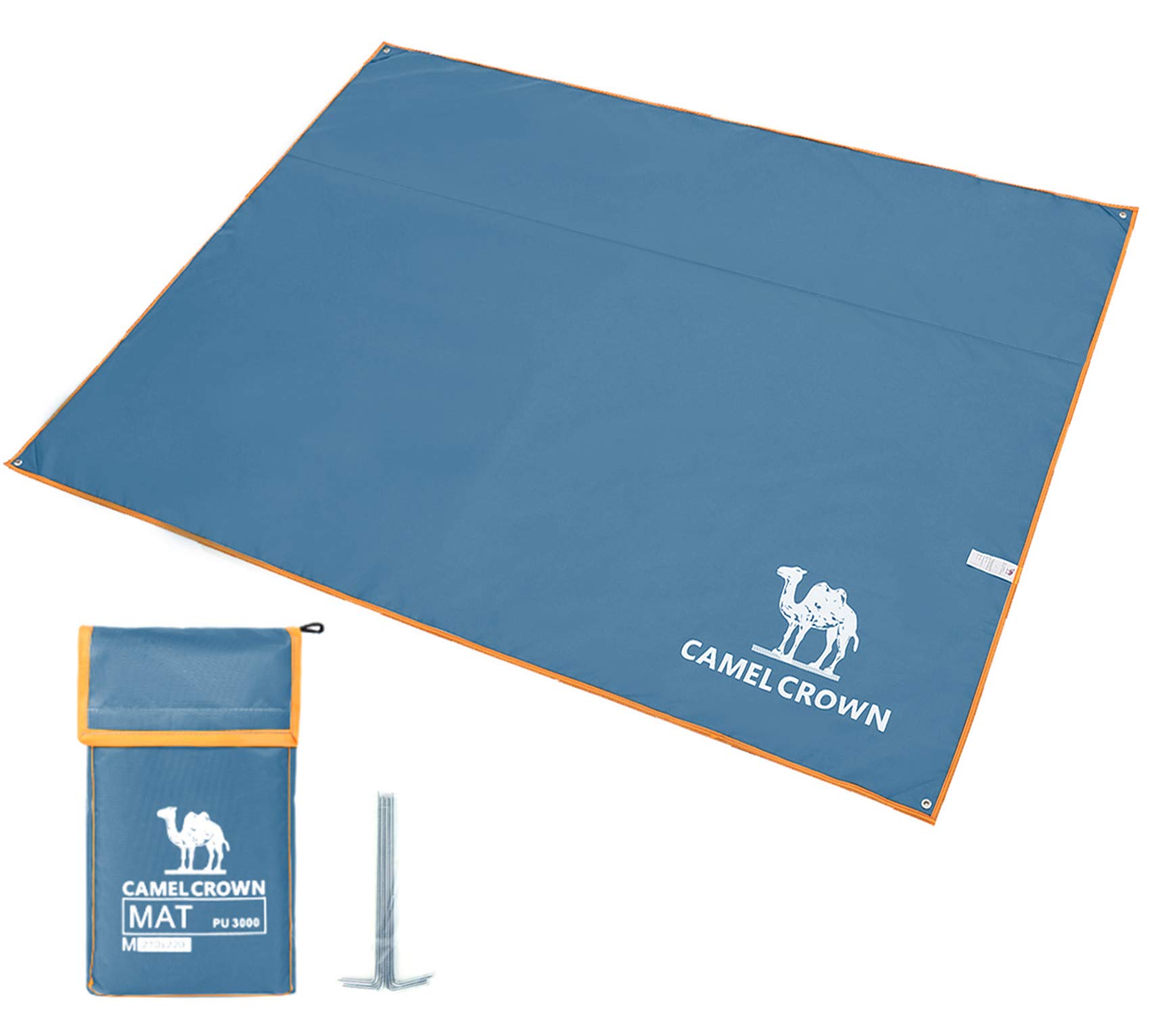 CAMEL CROWN Waterproof Beach Blanket - Large 82x86, Sandproof Picnic Mat for Camping, Hiking & Beach