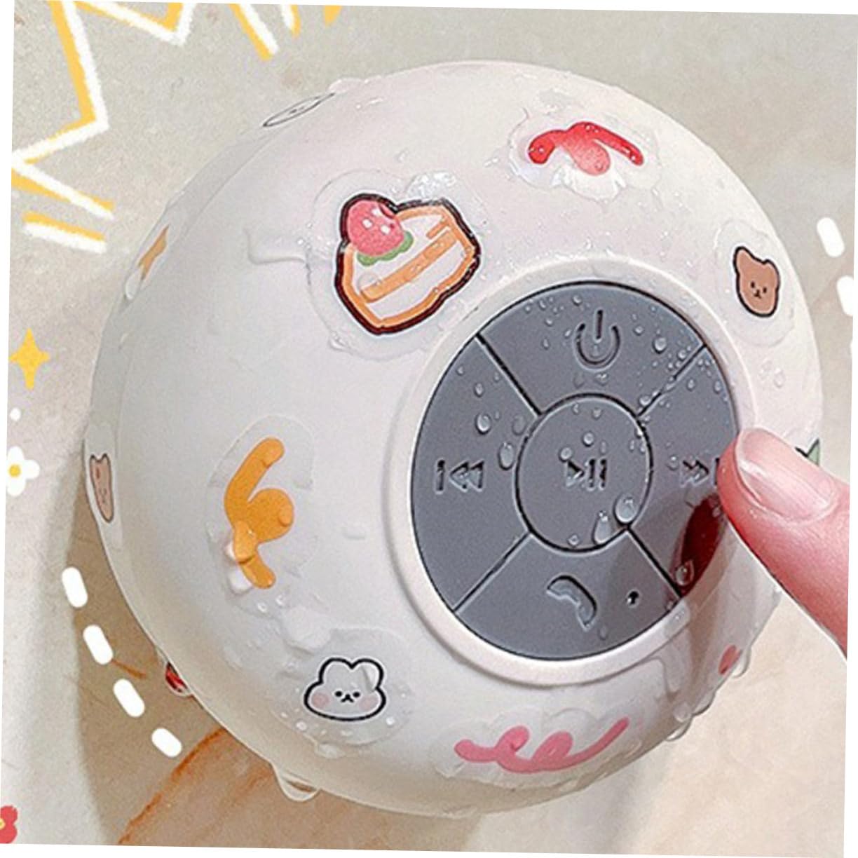 BELLIFFY Mini Portable Bluetooth Speaker - Waterproof Wireless Speaker with USB Charging for Outdoor, Travel, Beach, Pool & Shower Use - Compact Speaker for Indoor & Outdoor Activities