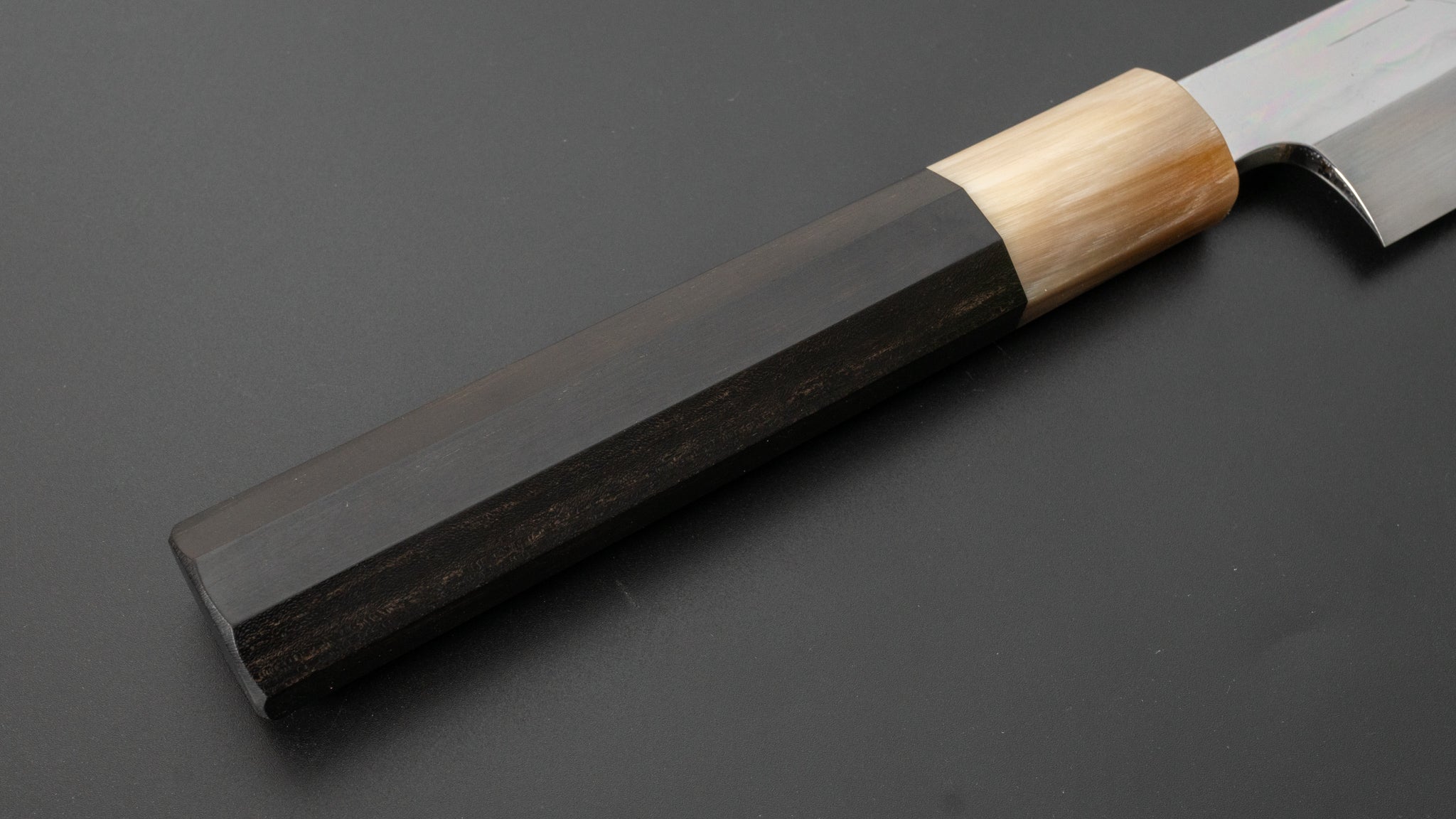 Hitohira Togashi White #1 Notaremon Mizu Honyaki Kiritsuke Yanagiba 300mm Japanese Chef Knife with Taihei Ebony Handle & Saya - Perfect for Sushi, Sashimi & Precision Cutting