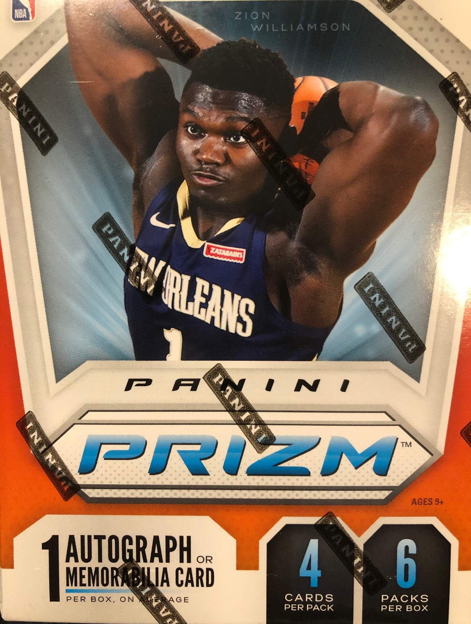 2019-20 Panini PRIZM Basketball Blaster Box - PRESELL (Release Date 11/04/2019) - Guaranteed 1 Autograph or Memorabilia Card Per Box - Collect Zion Williamson Prizm Rookie Cards - Perfect for Basketball Card Collectors and NBA Fans