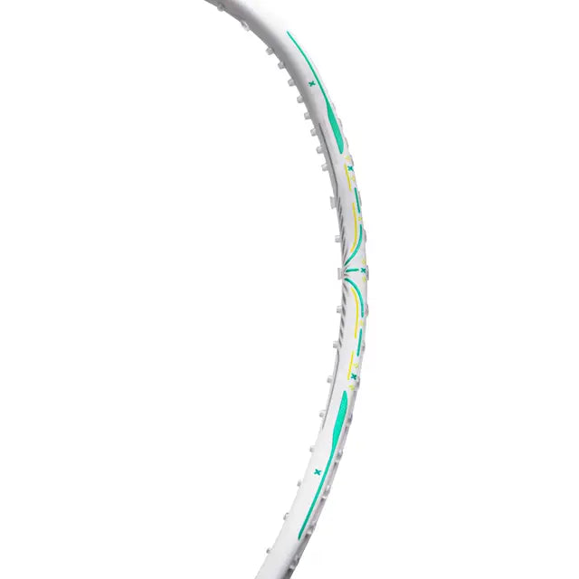 Li Ning Axforce 60 White Badminton Racket - Professional Prestrung Racquet for Badminton Players | Perfect for Tournaments & Training | Made in China