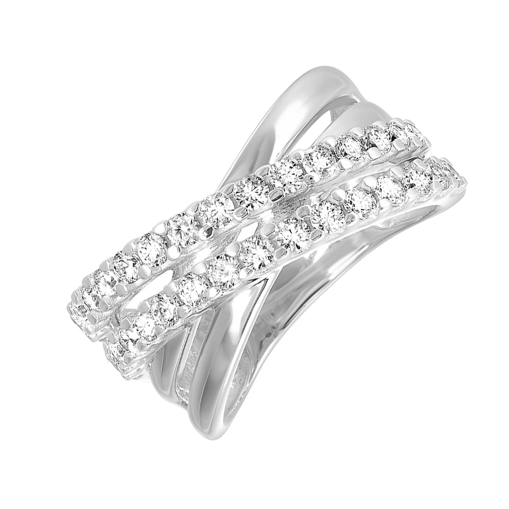 10KT White Gold 1CTW Diamond Ring for Women - Elegant Solitaire Engagement & Wedding Band - Perfect for Proposals, Anniversaries, and Special Occasions