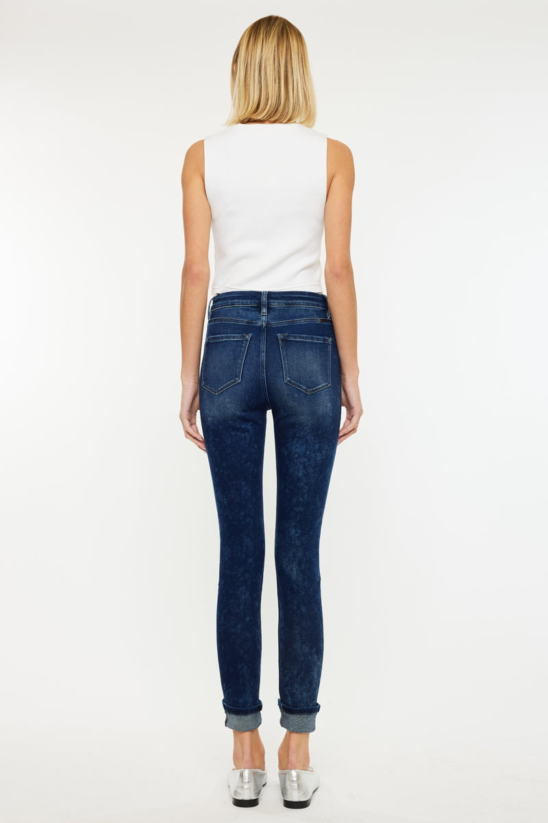 Canary High Rise Ankle Skinny Jeans for Women - Slim Fit Stretch Denim Pants, Comfortable & Trendy - Perfect for Casual Outfits, Workwear and Night Out