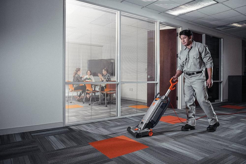 Commercial HushTone 15+ with Intellibelt - Ultra-Quiet Floor Buffer for Hardwood & Tile Floors - Perfect for Schools, Hospitals & Office Cleaning
