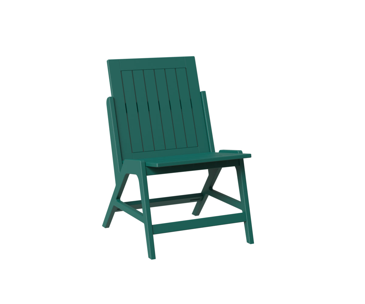 Berlin Gardens Kinsley Dining Side Chair - Sturdy Outdoor Patio Furniture for Garden, Deck, and Poolside Dining