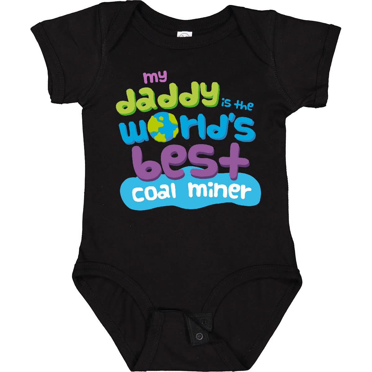 World's Best Coal Miner Daddy Baby Bodysuit - Funny Mining-Themed Onesie for Infants & Toddlers - Perfect Gift for Proud Coal Miner Dads - Great for Birthdays, Father's Day & Family Photos