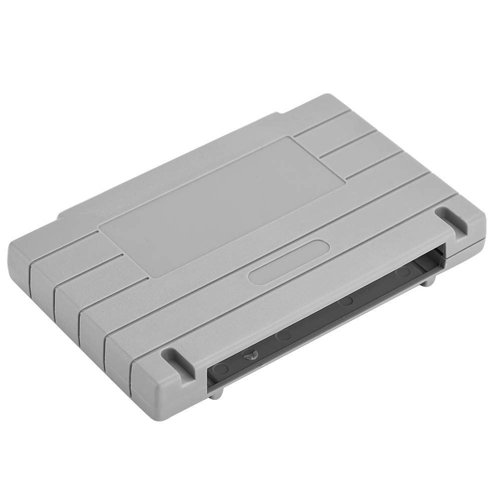 Sixx Replacement SNES SFC Game Cartridge Shell - Durable ABS Plastic for Retro Gaming, Perfect for Game Storage & Display
