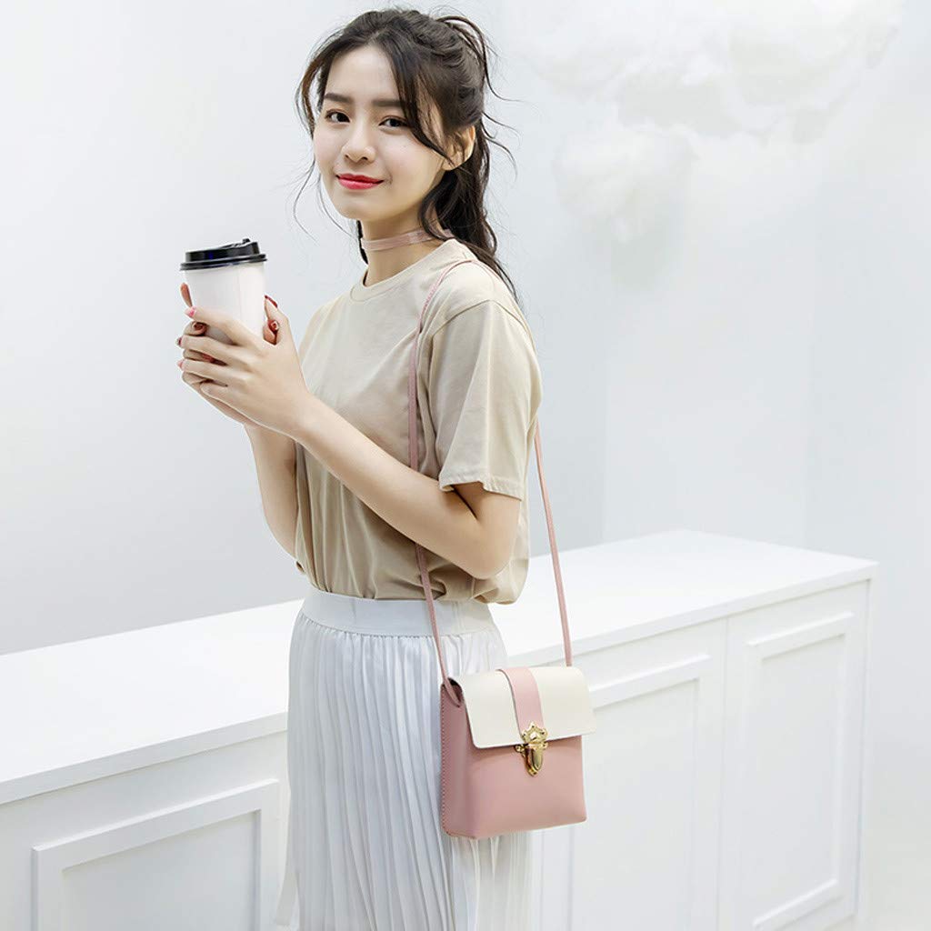 Stylish Women's Leather Crossbody Bag with Plug Lock - Trendy Shoulder Messenger Purse & Coin Wallet for Daily Use, Work, and Travel