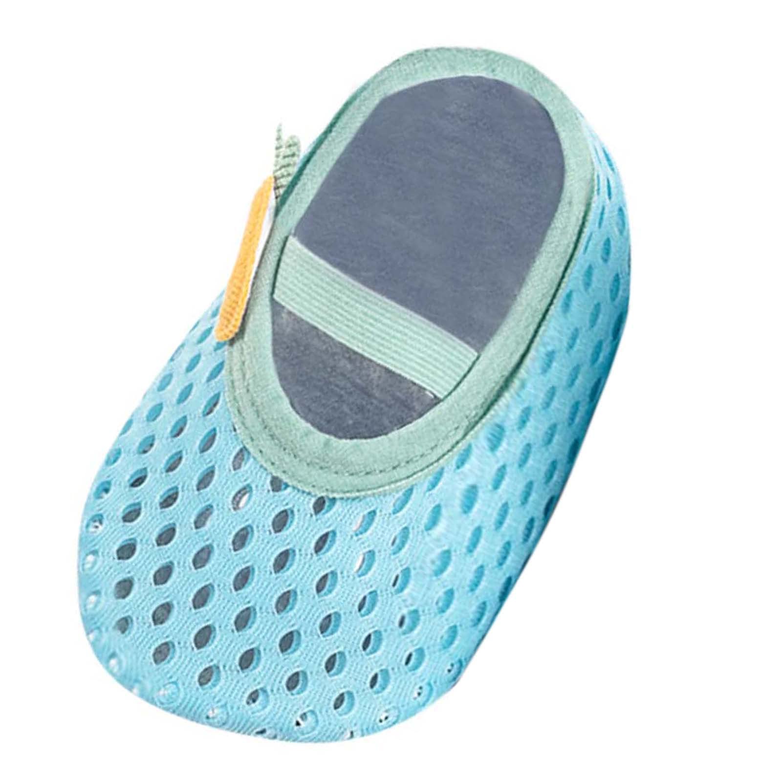 **Toddler Water Shoes for Boys & Girls - Lightweight Non-Slip Quick-Dry Swim Shoes for Beach, Pool & Aqua Play - Cartoon Barefoot Socks (White, 6-9 Months)**    Perfect for beach vacations, pool parties, water parks, and summer outdoor adventures!