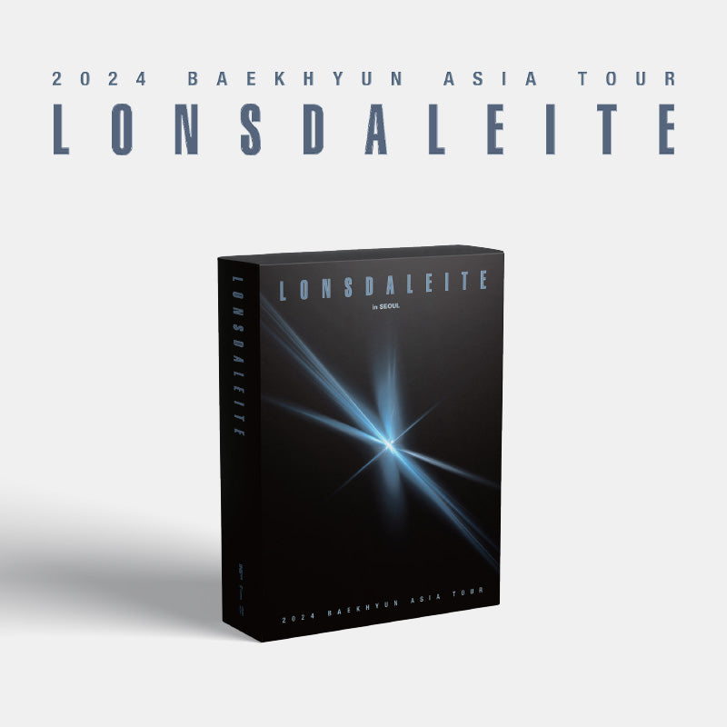 BAEKHYUN 2024 Asia Tour in Seoul 'Lonsdaleite' Concert DVD - Kpop EXO Live Performance, Behind the Scenes & Special Features - Perfect for Kpop Fans Collectors and Gift Giving