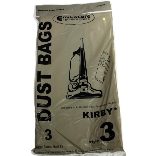 Kirby Style 3 Vacuum Cleaner Bags - 3 Pack Replacement Bags for Kirby Vacuums - Perfect for Home Cleaning & Pet Hair Removal