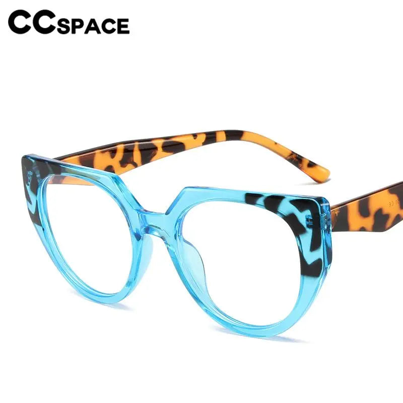 CCspace Women's Full Rim Cat Eye Reading Glasses R56954 - Stylish Blue Light Blocking Readers for Office, Reading & Computer Use