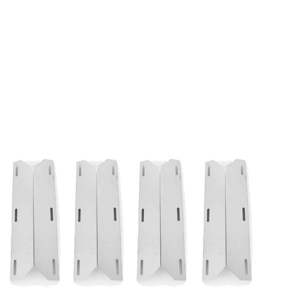 Jenn Air Gas Grill Replacement Parts Kit - 720-0337 & 720 0337 Model Compatible - Includes 4 Stainless Steel Burners, Heat Plates & Porcelain Grates - Perfect for Outdoor BBQ Grill Repair & Maintenance