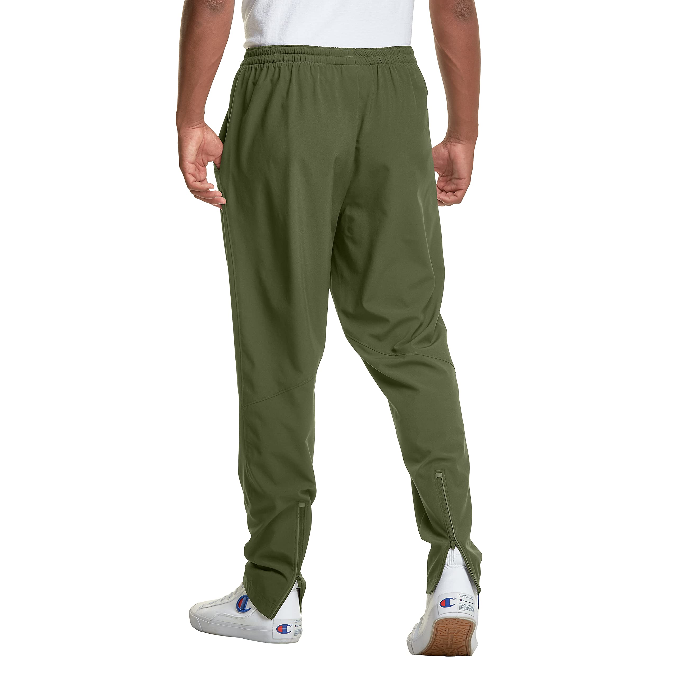 Champion MVP Men's Lightweight Woven Athletic Pants - Moisture Wicking, Breathable Workout Pants for Running, Gym & Casual Wear - Size 30.5