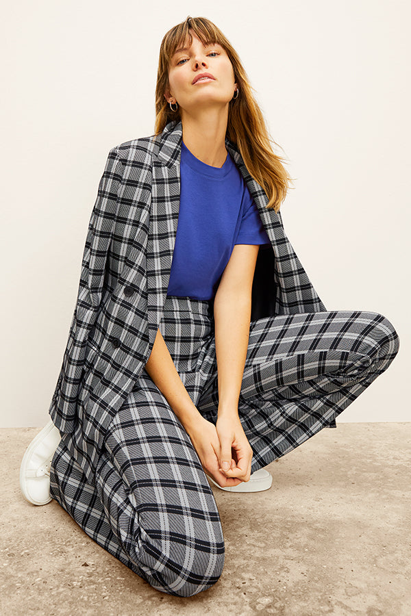 Horton Pant Knit Suiting Pants - Comfortable Stretch Formal Trousers for Office & Business Wear | Checkmate Collection | Perfect for Work, Meetings & Professional Events