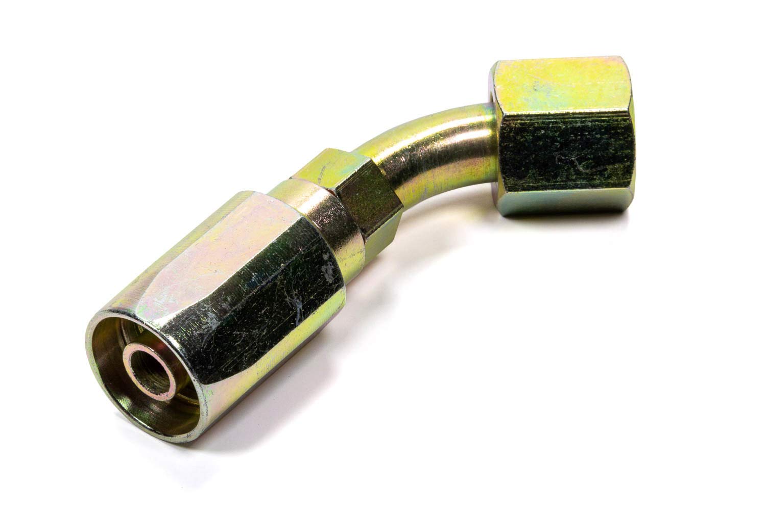 Fragola 254508 #8 X 45 Power Steering Hose End - High Performance Hydraulic Hose Fitting for Automotive, Marine & Industrial Applications