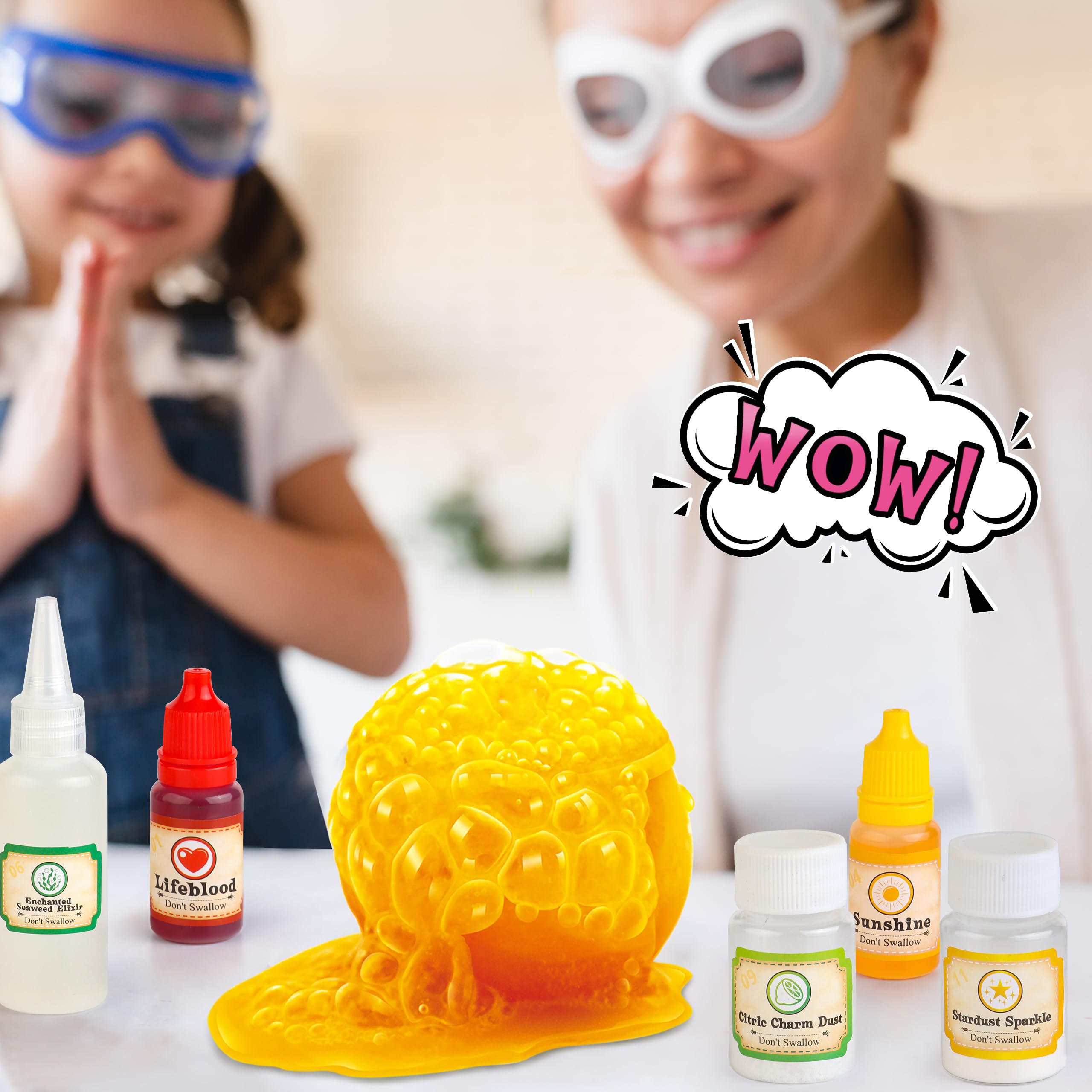 Fairy Magic Kit for Kids - 20PCS Magic Potion Bottles & Plate - DIY Fairy Making Craft Set - Best Gift for Girls Age 8-11 (Birthday, Easter, Christmas) - Creative Art Toy for Pretend Play & Imaginative Storytelling
