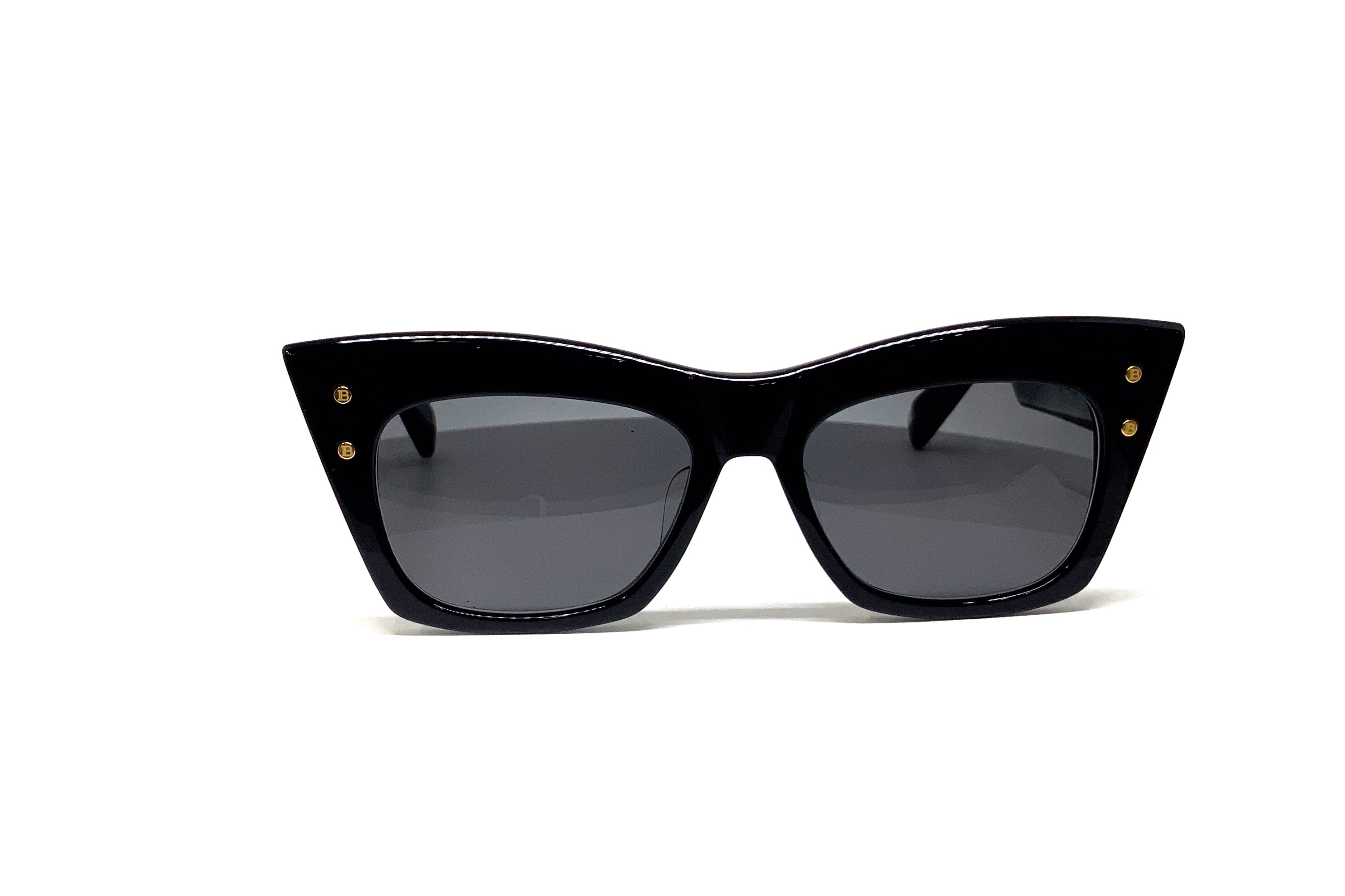 Balmain B II Sunglasses - Navy & Gold Aviator Style for Men & Women | UV Protection, Luxury Fashion Accessory for Travel, Driving, and Outdoor Activities