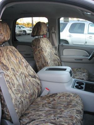 Durafit C1123 SA-C Camo Seat Covers for 2007-2013 Chevy Silverado, Avalanche, Suburban, Tahoe & GMC Sierra, Yukon - Custom Fit Car Seat Protectors for Off-Roading, Hunting & Outdoor Adventures