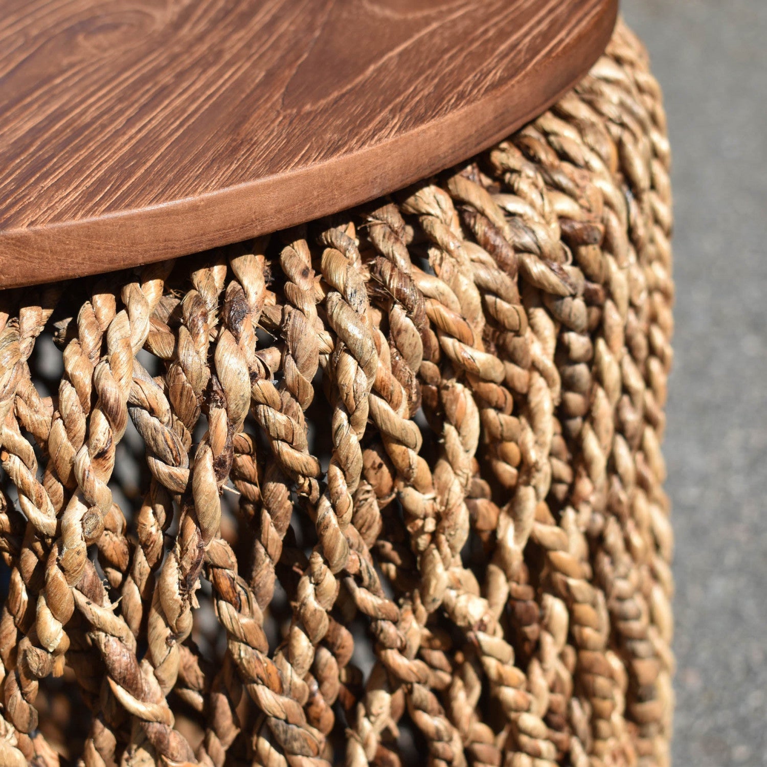 Brown Bayan Knut Side Table - Modern End Table for Living Room, Bedroom, or Office - Perfect for Coffee, Books, and Decor