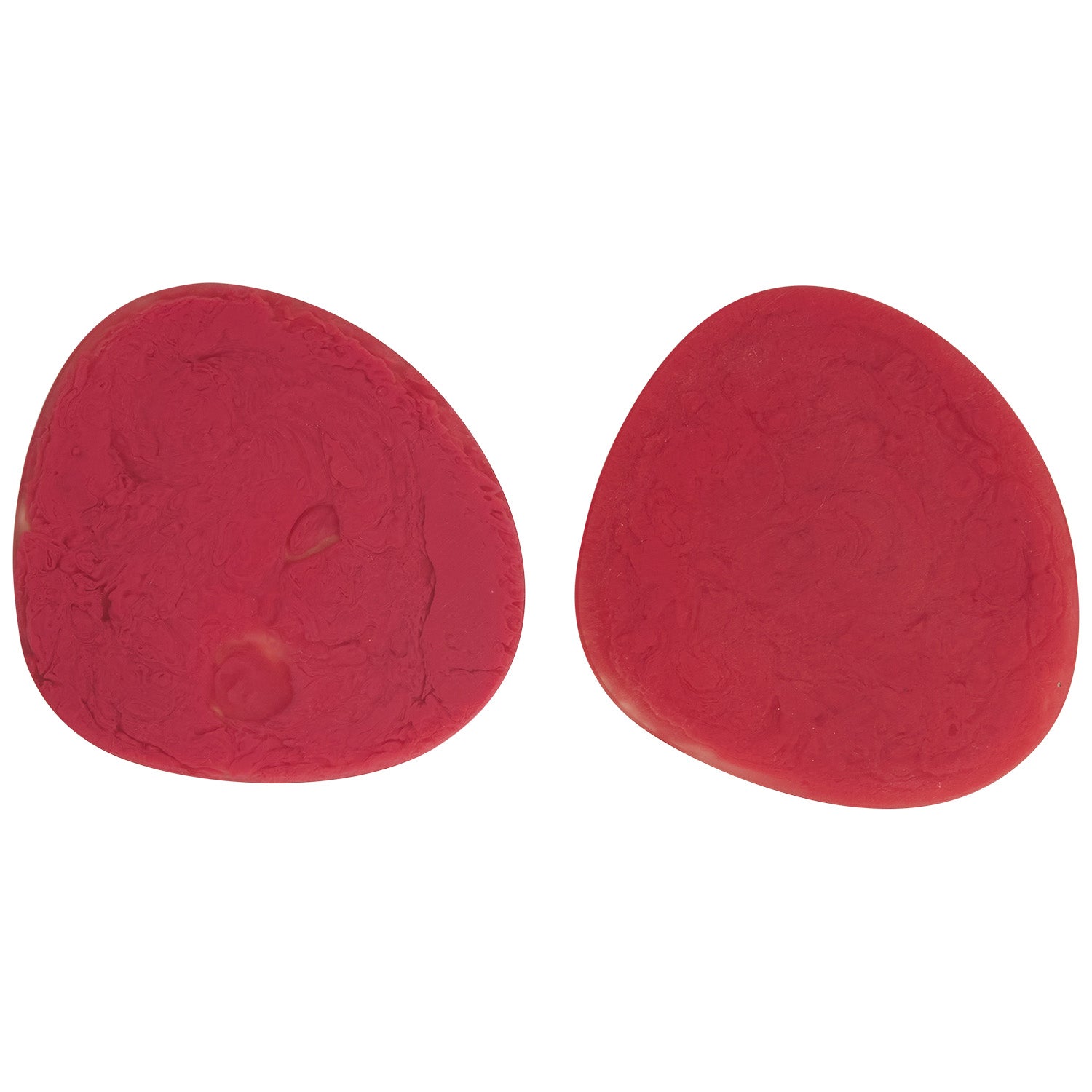 Fenella Coasters Set of 2 - Premium Absorbent Raspberry Design for Coffee & Wine Glasses - Perfect for Home, Office, or Party Use