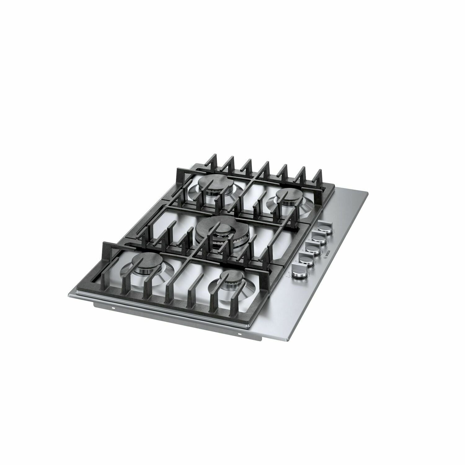 Bosch NGM8057UC 800 Series 30-Inch Stainless Steel Gas Cooktop - Professional Grade for Modern Kitchens, Perfect for Home Chefs & Entertaining