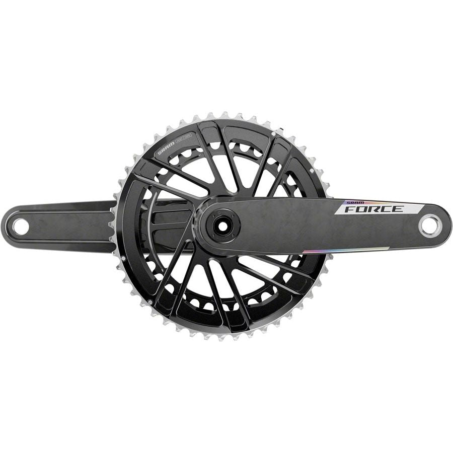 SRAM Force Crankset 165mm - 12 Speed, 48/35t, 8 Bolt Direct Mount, DUB Spindle, Carbon Fiber Road Bike Crankset (E1) - Perfect for Road Cycling, Triathlon & High-Performance Biking