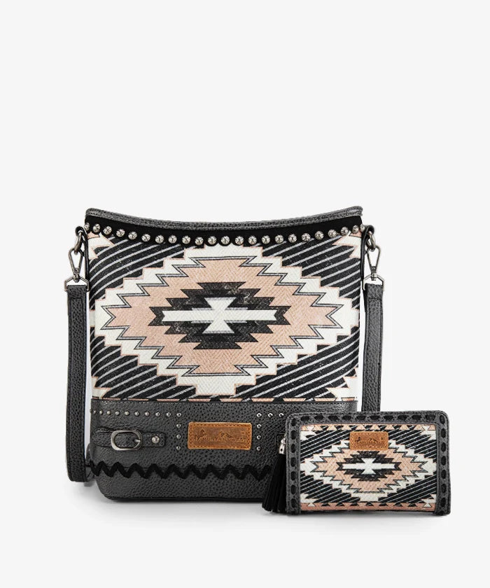 Montana West Aztec Printed Concealed Carry Crossbody Purse for Women - Stylish CCW Handbag with Adjustable Strap for Everyday Use, Travel & Shopping