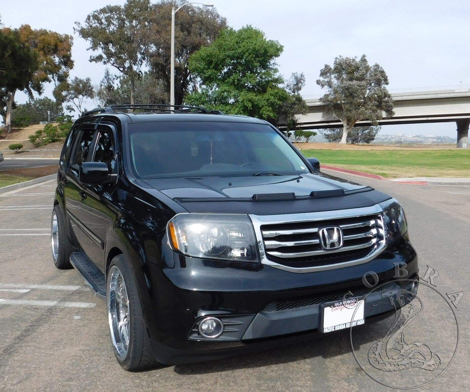2009-2015 Honda Pilot Car Hood Protector - Durable Bonnet Mask & Bra Cover for Weather Protection - Perfect for Road Trips & Outdoor Adventures