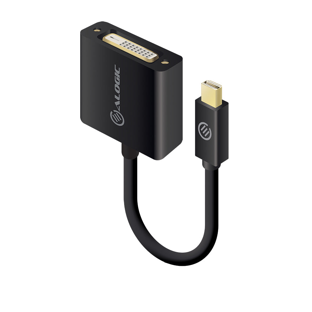 Premium 15cm Mini DisplayPort to DVI Male to Female Adapter - Connect Laptop to Monitor for Work, Gaming & Home Theater Setup
