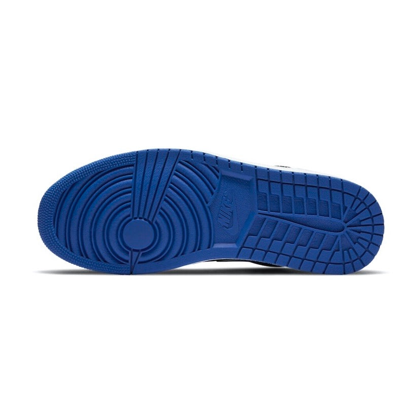 Air Jordan 1 Low Sneakers - Racer Blue, Black, Light Blue & White Colorway - Men's Basketball Shoes for Casual Wear & Street Style