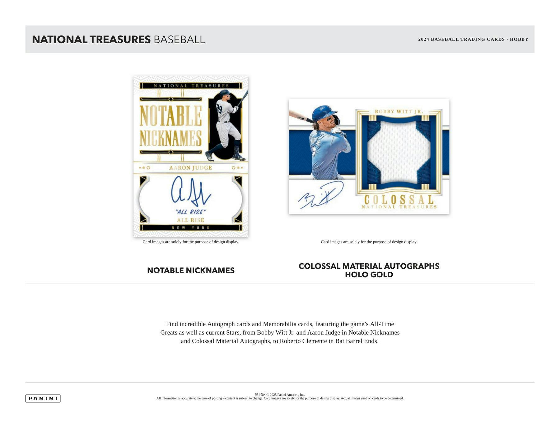 2024 Panini National Treasures Baseball Hobby Box - Limited Edition Collectors Box with Autographed Cards & Memorabilia - Perfect for Baseball Card Collectors and Sports Memorabilia Enthusiasts