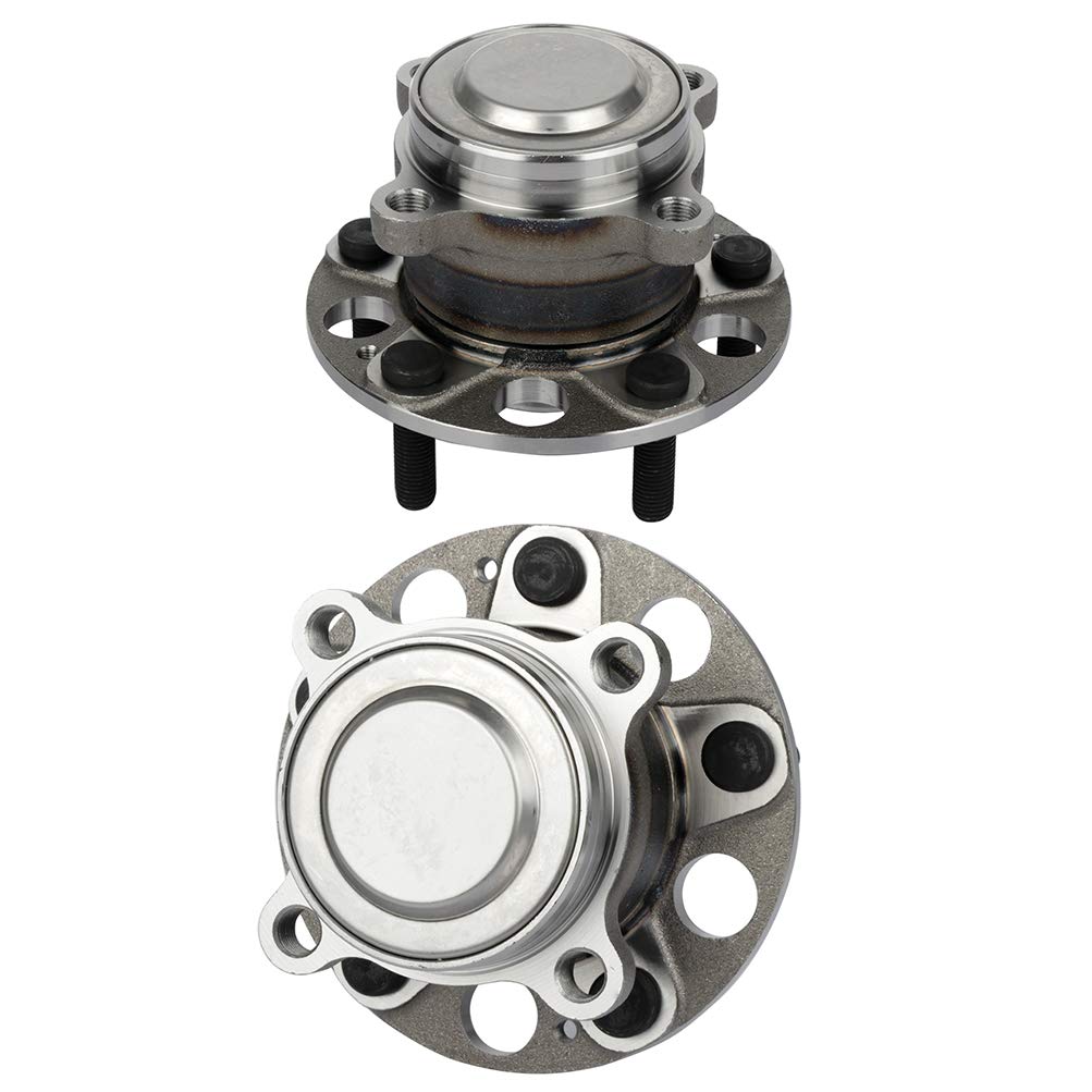 Replaces 512516 Wheel Axle Bearing and Hub Assembly Compatible for 2013-2015 Honda Accord Rear 5 Lug ABS Wheel Hub Bearing Kit (2 PCS) - Perfect for DIY Car Repairs and Maintenance