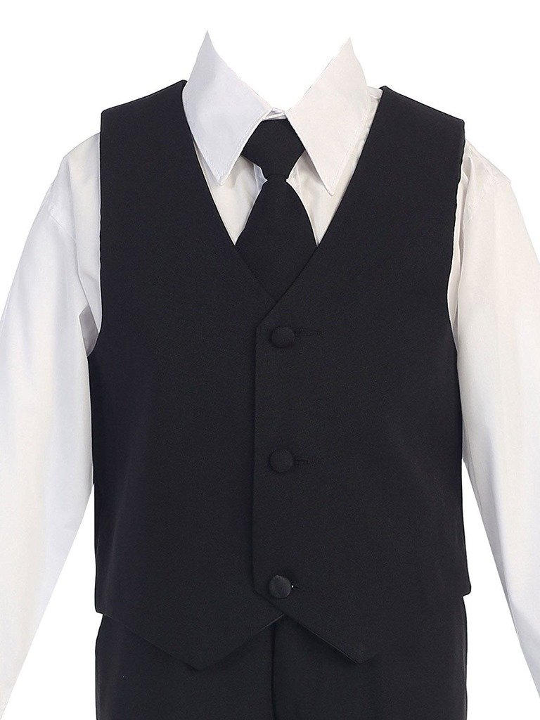 iGirlDress Boys Formal Dress Suit with Shirt and Vest - Elegant Kids Tuxedo for Weddings, Parties & Special Occasions