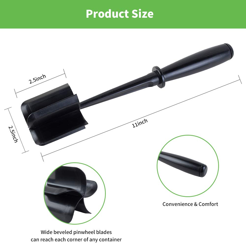 Premium Nylon Meat Chopper & Masher for Ground Beef, Hamburger, Turkey – Non-Stick, Heat-Resistant Kitchen Utensil for Cooking, Meal Prep & BBQ