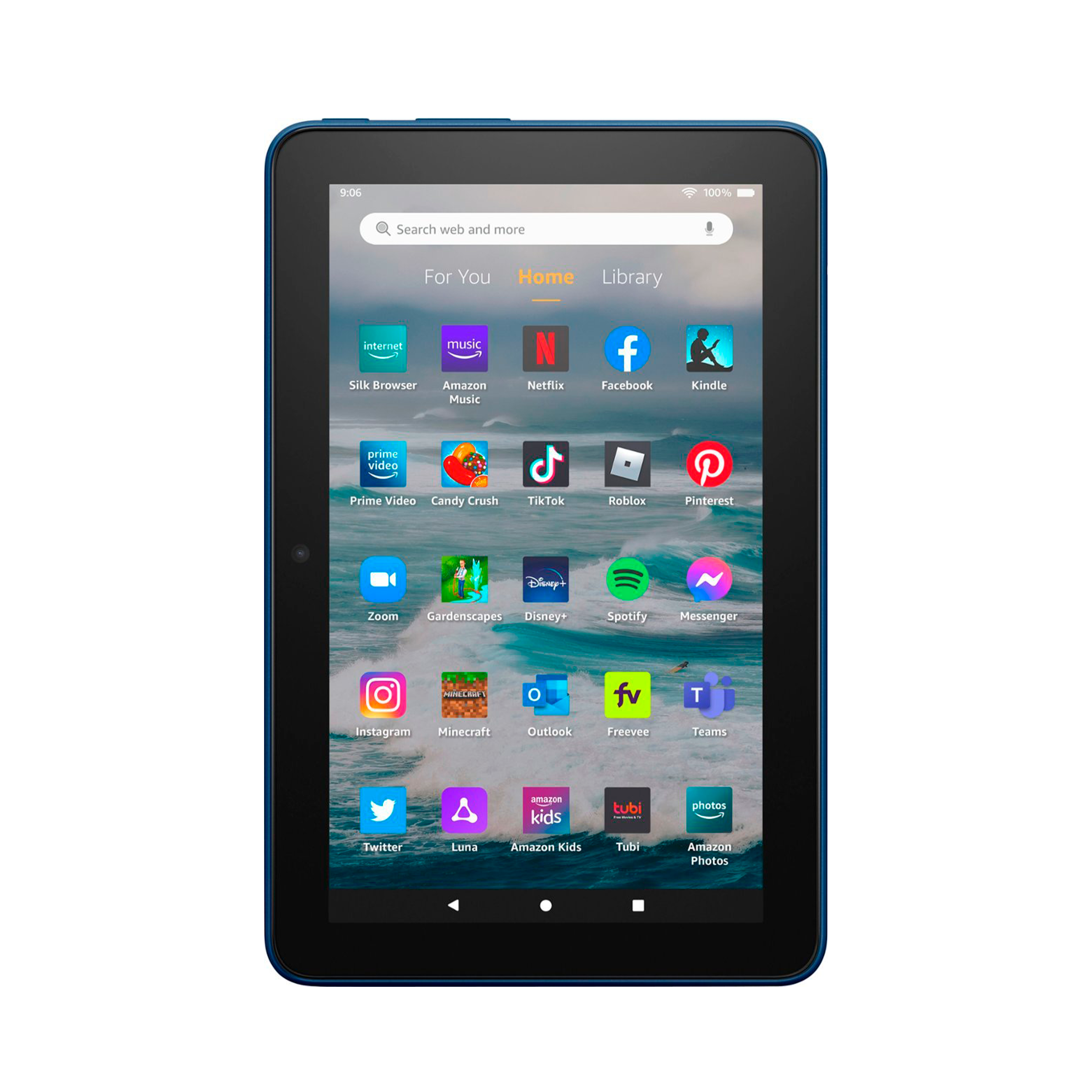 Amazon Fire 7 Tablet (2022 Model) - 16GB Storage, 2GB RAM, Denim Blue - Perfect for Reading, Streaming & Portable Entertainment
