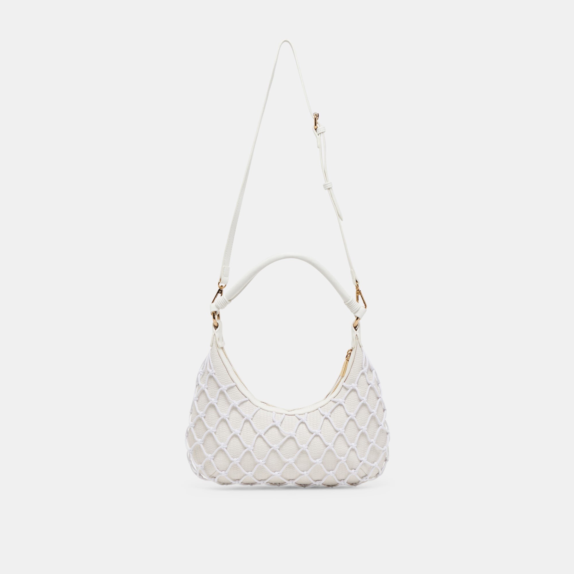Positano Shoulder Bag - White Raffia Straw Handbag for Women | Beach Tote, Summer Vacation, Boho Chic Accessory