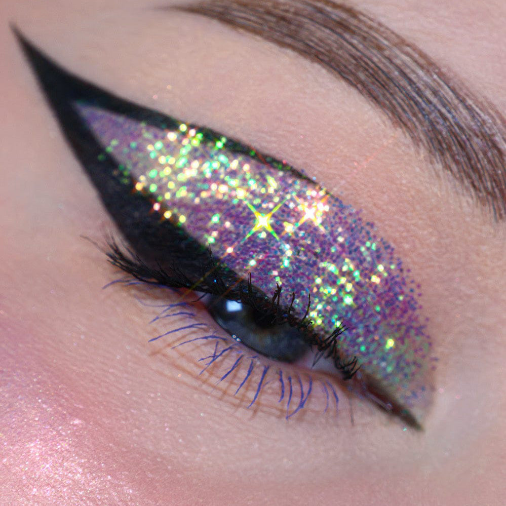 Karla Cosmetics Fix Potion Eye Primer Mini & Mermaid Fin Glitter Pot Bundle - Long-Lasting Eyeshadow Base & Shimmer Glitter Set for Makeup Artists & Party Looks