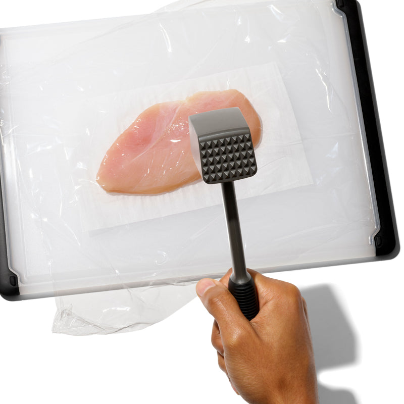OXO Professional Meat Tenderizer - Heavy Duty Stainless Steel Kitchen Tool for Steak, Chicken & Pork - Perfect for Grilling, BBQ & Home Cooking