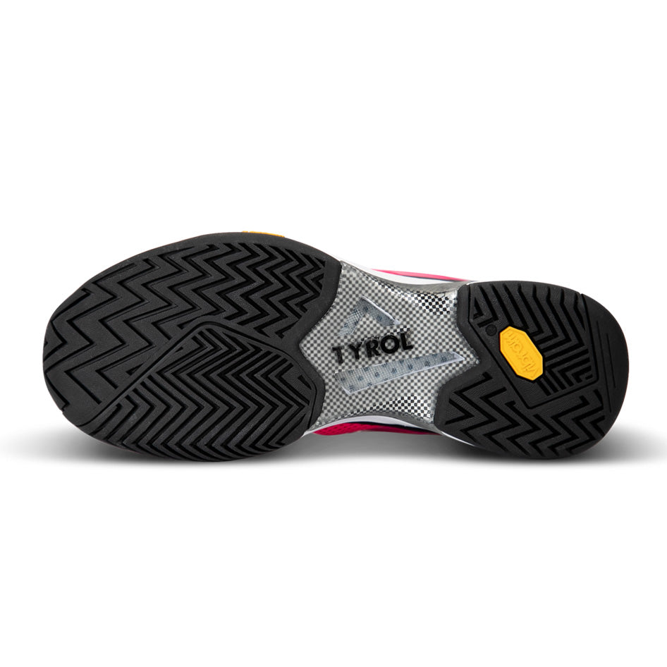 Tyrol Striker Pro V Women's Pickleball Shoes - Pink & Black | Lightweight Court Shoes for Pickleball, Tennis & Volleyball | Non-Slip Cushioned Support for Indoor & Outdoor Play